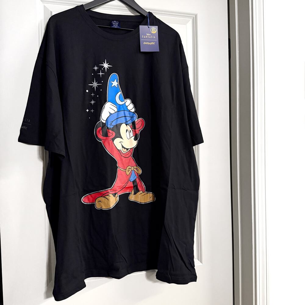 Cakeworthy Disney Fantasia Sorcerers Apprentice Oversized Shirt Dress Plus 3X - Picture 3 of 9